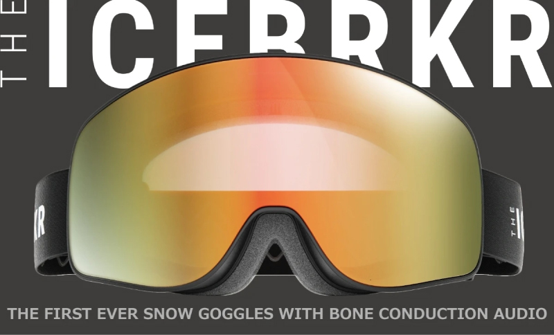 【数量限定セット】調光レンズ付き IceBRKR ASIAFIT 骨伝導オーディオ＆グループインカム機能搭載 ゴーグル スキー スノーボード