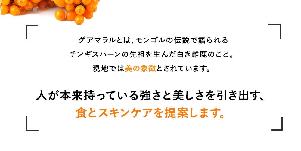 食とスキンケアを提案