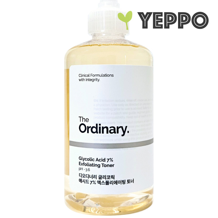 高い品質高い品質ピーリング グリコール酸 7% トーニング ソリューション 240ml THE ORDINARY ジオーディナリー 正規品  ゴマージュ、ピーリング