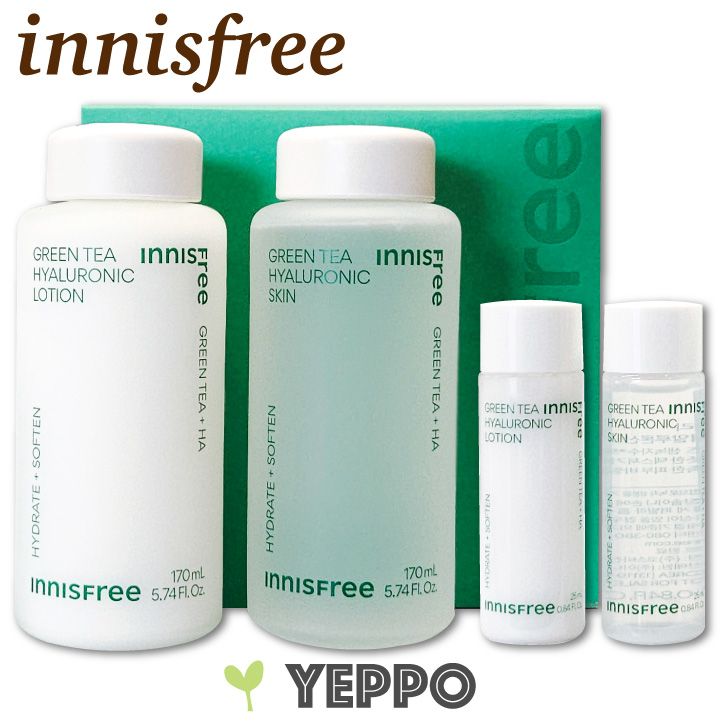 innisfree】基礎化粧品セット イニスフリー グリーンティー ヒアルロン