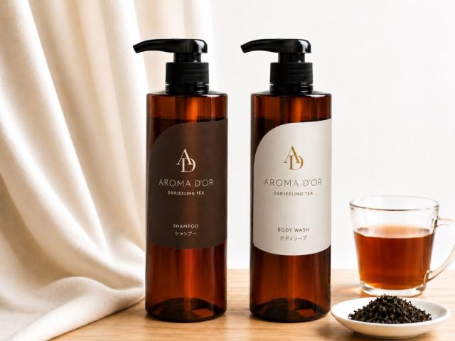 아로마 돌 샴푸 & 바디 소프, 다즐링 티 세트, 500ml, 홍차 향, 모이스처라이징, 일본산, 호텔 어메니티, 헤어 케어, 바디 케어, 어버이날