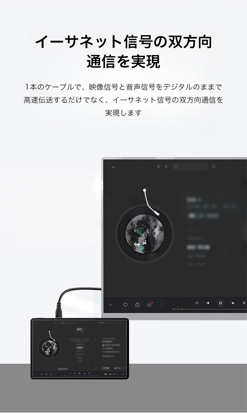 ミニHDMIケーブル 3m 1.5m 1m ビ...の詳細画像5