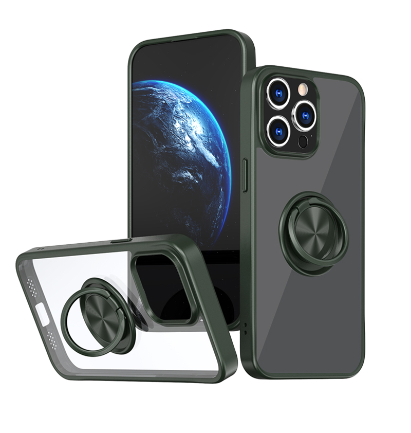 iphone13 pro ケース リング付き クリア iphone13promax カバー max