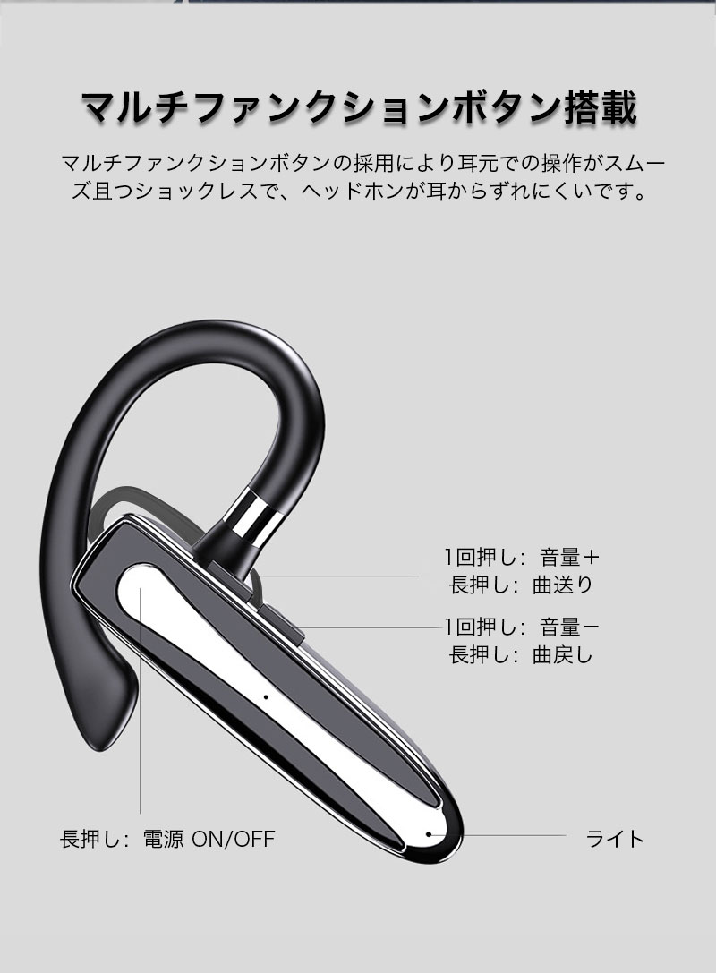 ブルートゥースイヤホン Bluetooth 5...の詳細画像2