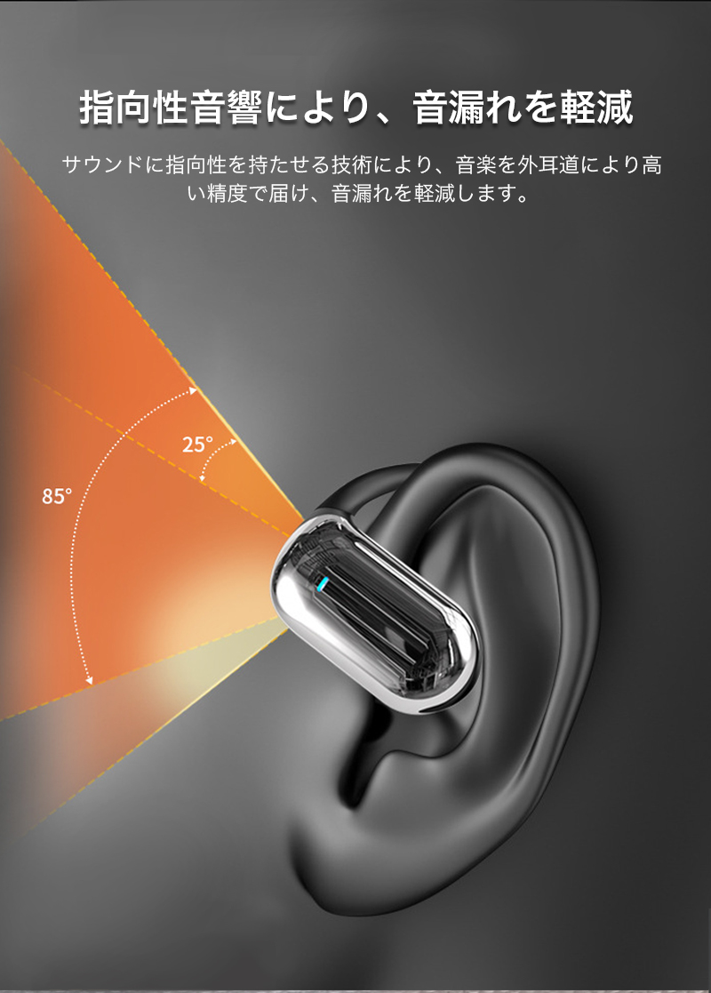 Bluetooth 空気伝導 イヤホン 両耳 ワイヤレスイヤホン 耳掛け式 オープンイヤー型 イヤフォン 耳を塞がない iphone Bluetooth5.4 ヘッドホン 生活防水 高音質 |  | 13