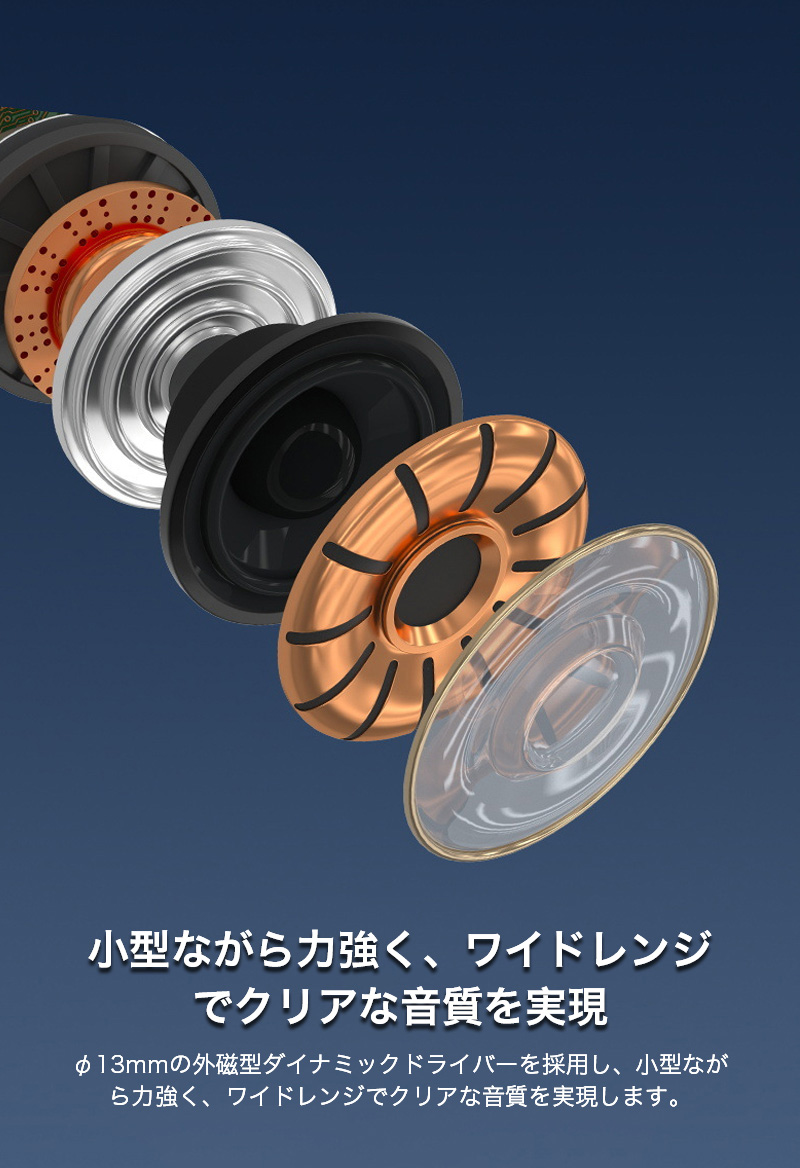 ワイヤレスイヤホン Bluetooth 空気伝...の詳細画像4