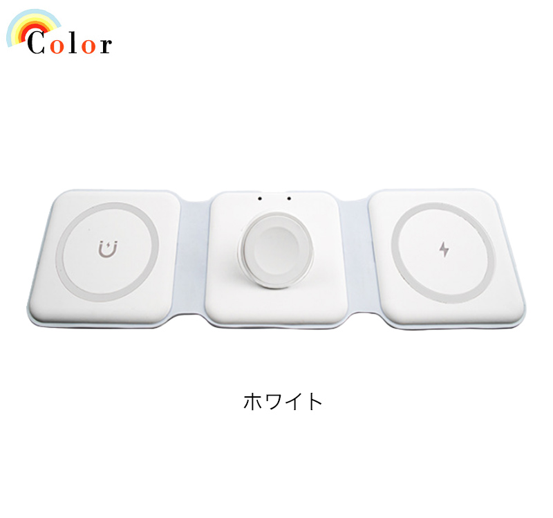 iPhone ワイヤレスイヤホン ワイヤレス充電器 ワイヤレス充電器 iphone 16e 15 14 Apple Watch AirPods 3in1