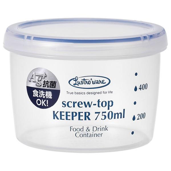 保存容器 抗菌 スクリュートップキーパー 750ml 浅型 B-2272 ｜ フード