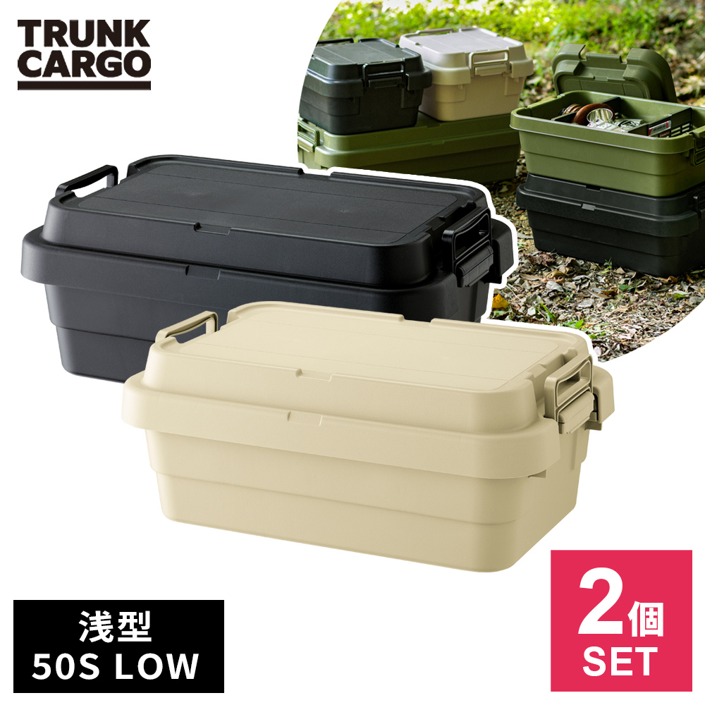 RISU（リス） アウトドア 収納ボックス 浅型 トランクカーゴ TC-50S