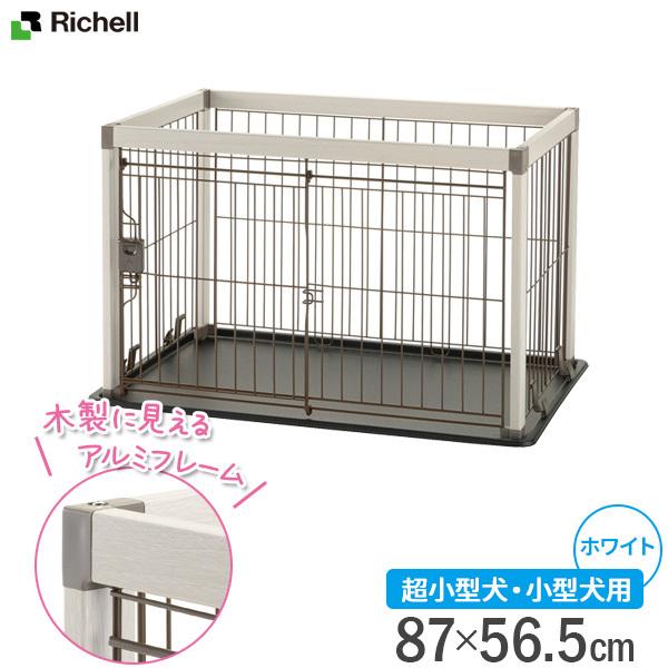 Richell 犬用ケージ 90×60cm リッチェル 木製お掃除簡単サークル 90×60 / ブラウン 茶色 犬用