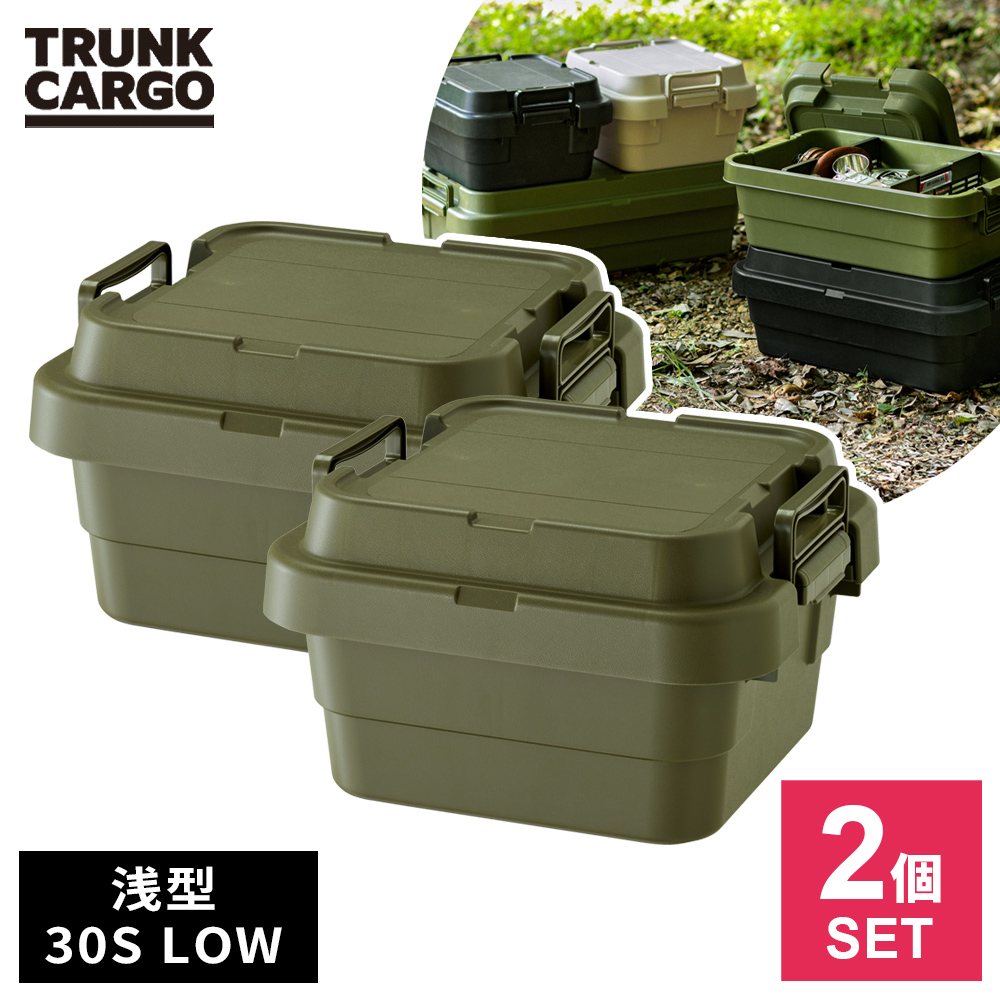 RISU（リス） アウトドア 収納ボックス 浅型 トランクカーゴ TC-30S