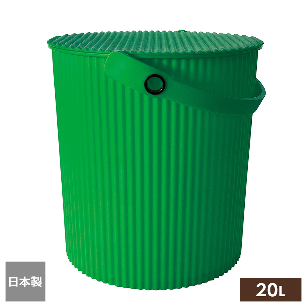 八幡化成 蓋付き バケツ カラーバケット（フタ付）203 20L レッド