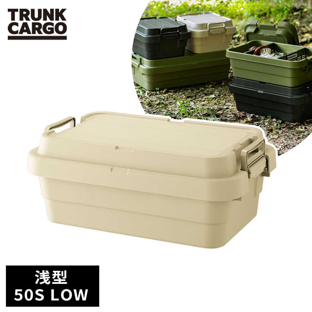 RISU（家具、インテリア） アウトドア 収納ボックス 浅型