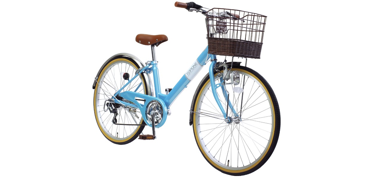 TOPONE NV246 24型 子供用自転車 送料無料 シマノ製6段変速ギア 適正身長130cm以上 男女兼用 プレゼント ...