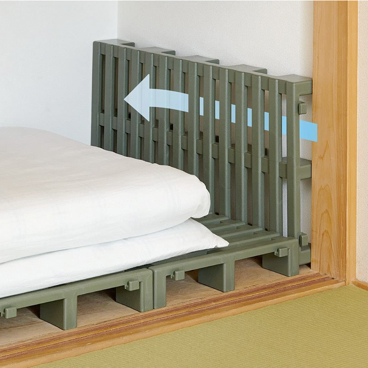 布団収納用プラスチックパレット 2枚×8セット クリーンパレット 連結タイプ(2台入り) CPJ-2【 押入れ すのこ 押入れ