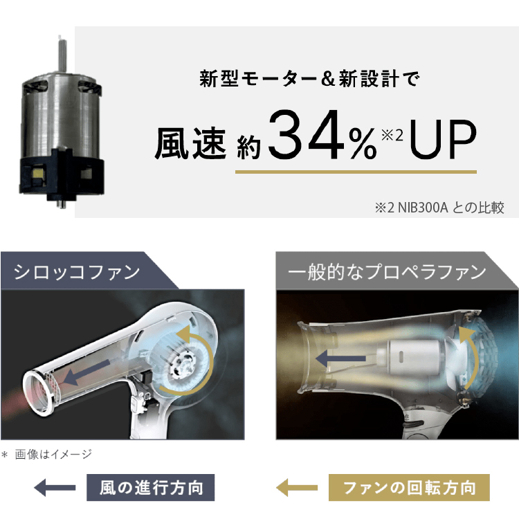 プロフェッショナル プロテクトイオンヘアードライヤー NIB400A