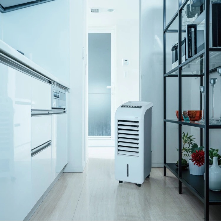 ボックス 冷風扇 エアクールファン ホワイト : すまいのコンビニ