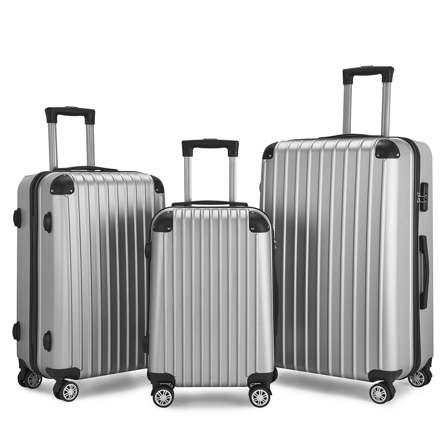 全国無料低価キャリーケース　スーツケース　機内持ち込み　TSAロック搭載　Lサイズ　黒 7泊 バッグ