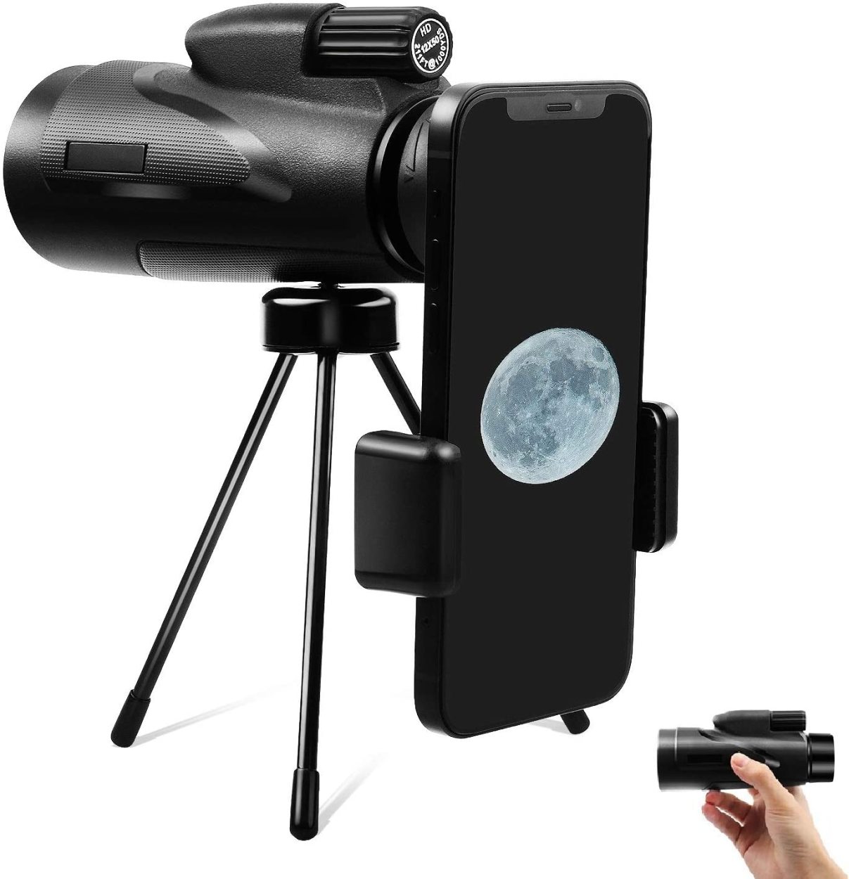 HD単眼鏡 望遠鏡 12-50 広角 超大型視野 HD解像度 全光学式 99.8％高透過率 BAK4プリズム FMC多層反射防止コーティング  超望遠レンズ 軽量 防水霧 耐衝撃 :telescope11:ヘルツ - 通販 - Yahoo!ショッピング