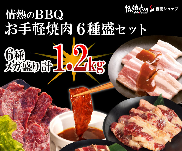 お手軽焼肉6種盛