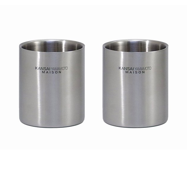 【新品未使用】 peak KANUMAステンレスカップ 2個セット 耐久性と保温性を兼ね備えた】2個入りステンレス二重カップ - カンサイ