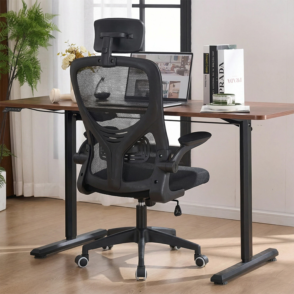 オフィスチェア メッシュ  デスクチェア ハイバック おしゃれ オフィスチェアー ワークチェア  回転キャスター付き 肘 椅子 |  | 02
