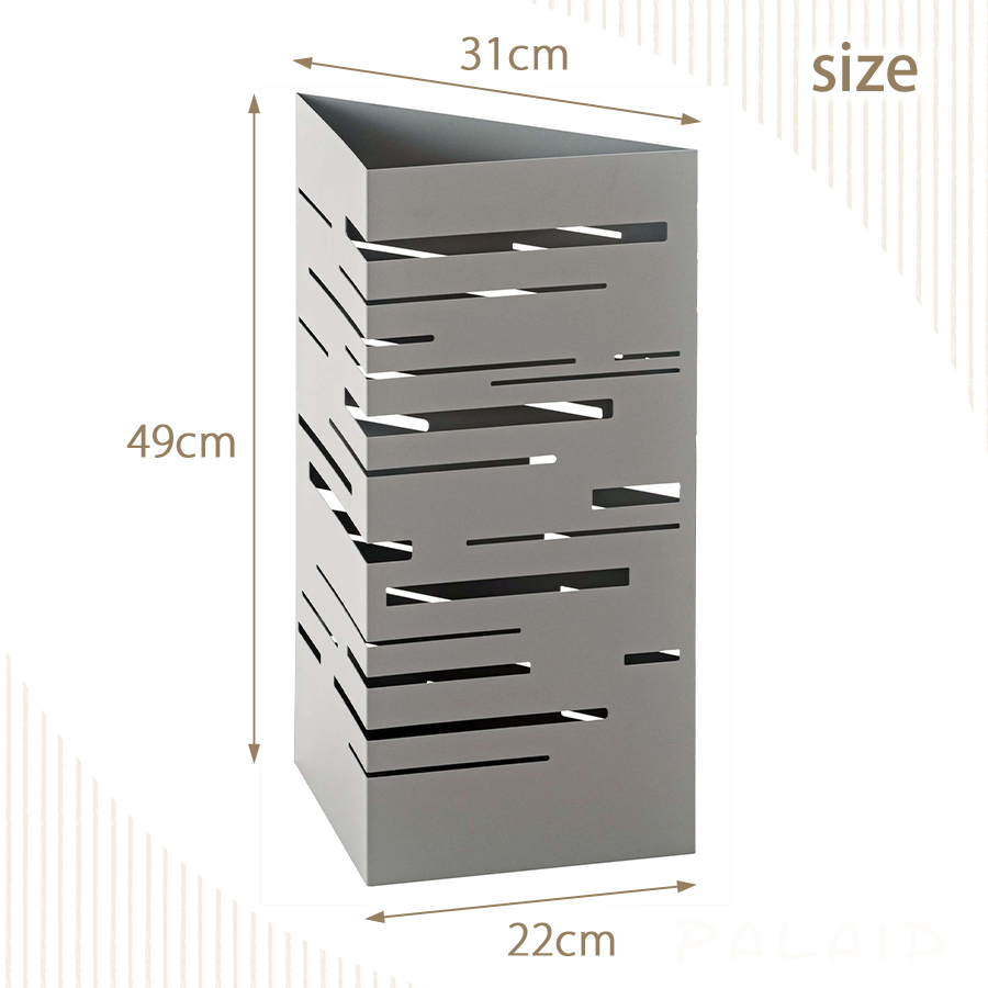 傘立て アンブレラスタンド 三角形 傘入れ 傘 玄関 おしゃれ かわいい 北欧 モダン ナチュラル シンプル スリム 収納 ホワイト グレー