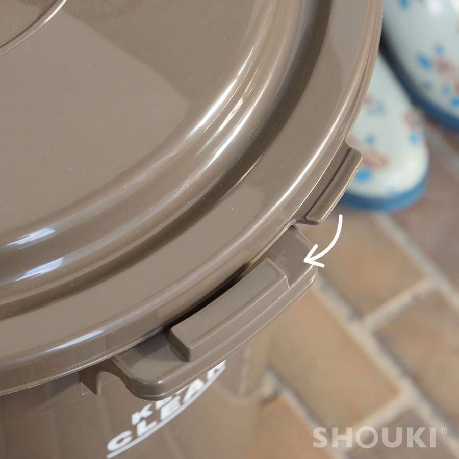 ゴミ箱 45L おしゃれ 蓋付き シンプル 丸...の詳細画像4
