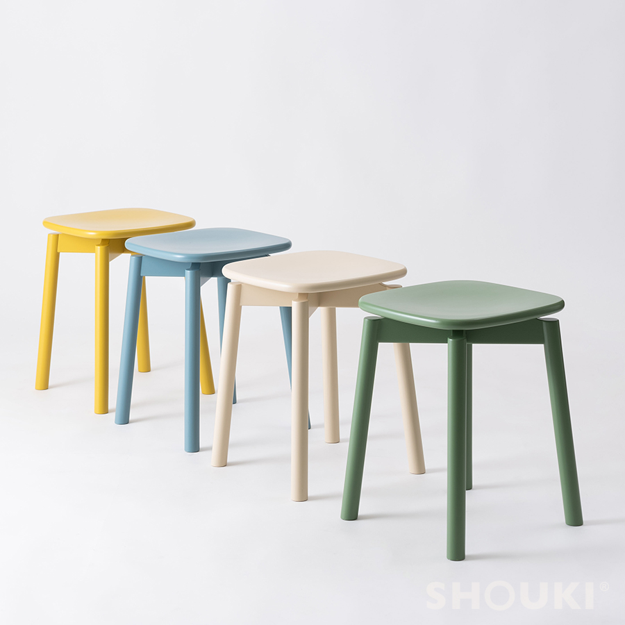 スツール 06⭐︎送料込み⭐︎ 2点以上購入で7%OFF 椅子 スツール かわいい くすみカラー 天然木