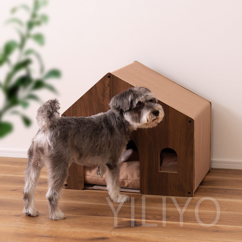 犬 ベッド 天然木 屋根付 窓 猫 木製 シンプル クッション付 ペット : az-pet-122 : PALPIA Yahoo!ショッピング店 -  通販 - Yahoo!ショッピング