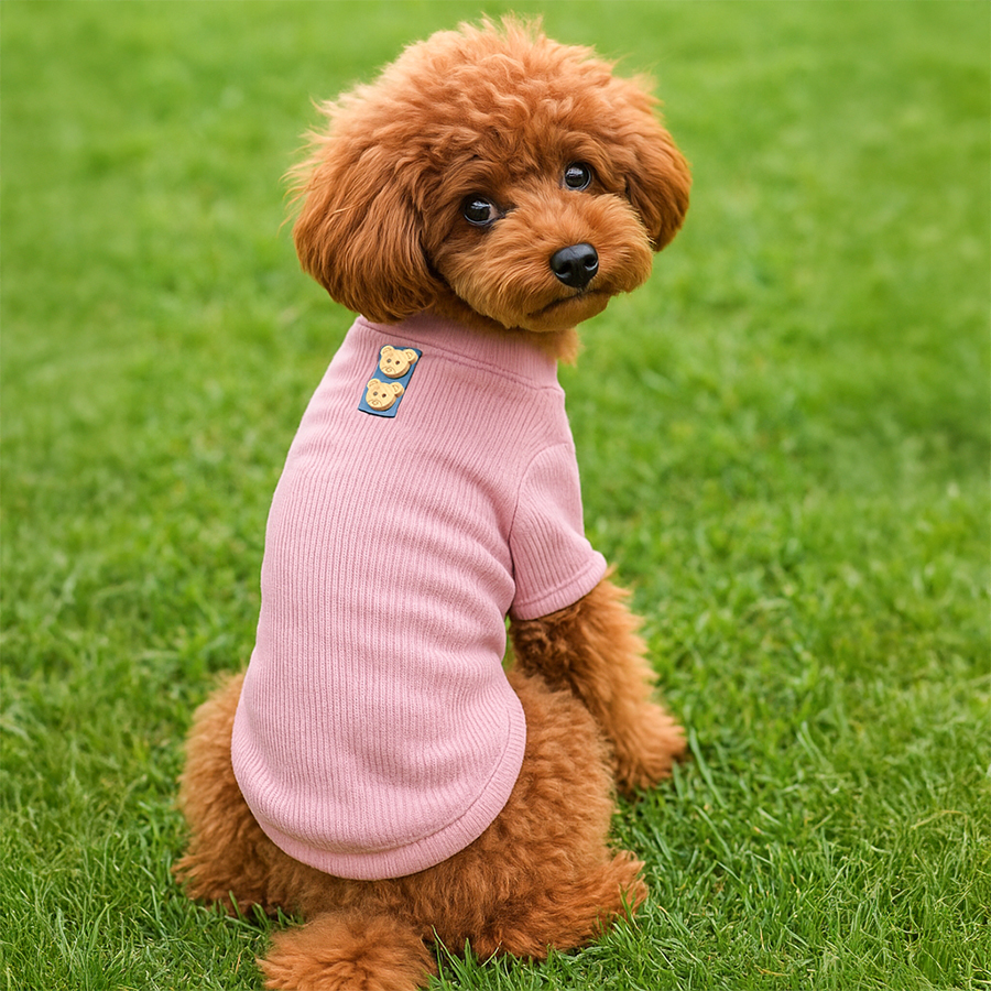 犬 服 Tシャツ 犬服 夏服 夏 くま 着せやすい服 小型犬 中型犬 袖あり