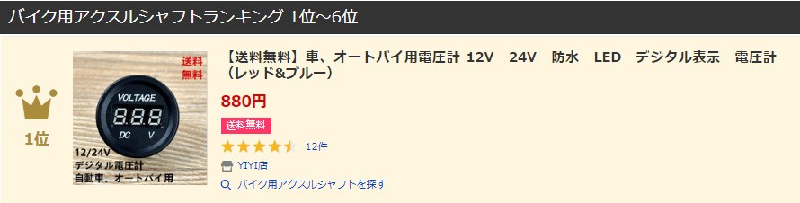 ランキング１位！