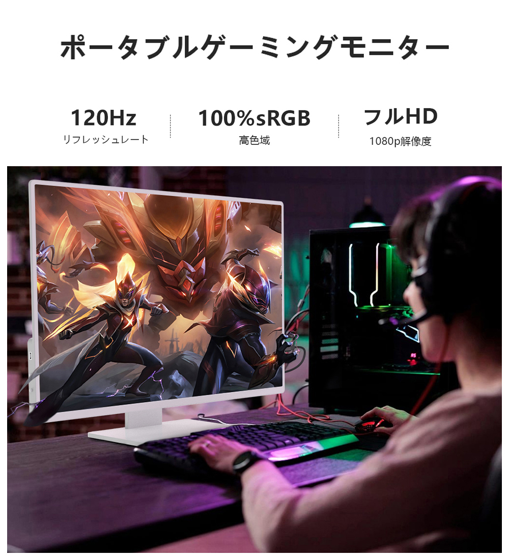 16インチポータブルモニター 1920x1200モバイルモニター新品未使用 Amazon.co.jp: 16インチモバイルモニター Lrtzcbi 薄型軽量