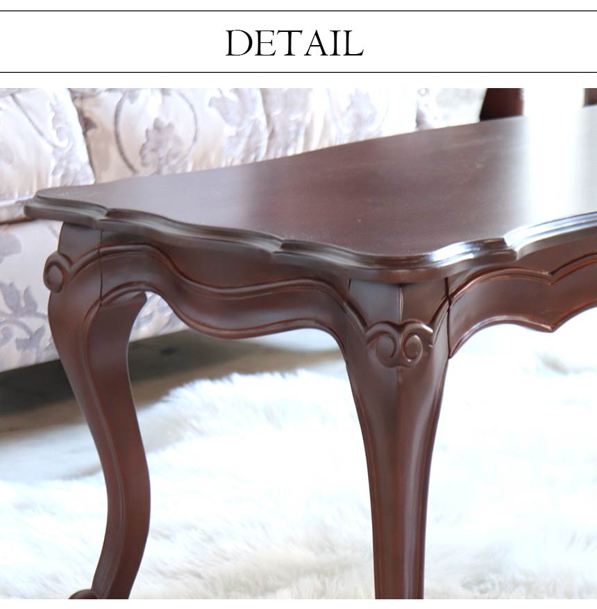 輸入家具 センターテーブル アンティーク 猫脚 テーブル 幅105cm ブラウン ファミーユ :hw-12172-br:輸入家具屋さん.com -  通販 - Yahoo!ショッピング