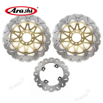【並行輸入品】 Arashascnc-カワサキニンジャzx9r zx 9r ZX-9R 2002 2003用フルフローティングフロントブレーキディスクローター バイク 二輪交換用ディスク_3