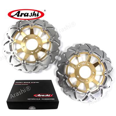 【並行輸入品】 Arashi-cncフロントブレーキディスクローターディスク スズキgsf bandit 600 2000-2004 2000 2001 2002 2003 2004 gsf600 bandit gsx750 1有りの実