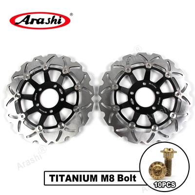 【並行輸入品】 Arashi-cncフロントブレーキディスクローターディスク スズキgsf bandit 600 2000-2004 2000 2001 2002 2003 2004 gsf600 bandit gsx750 1有りの実