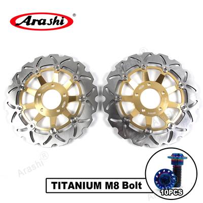 【並行輸入品】 Arashi-cncフロントブレーキディスクローターディスク スズキgsf bandit 600 2000-2004 2000 2001 2002 2003 2004 gsf600 bandit gsx750 1有りの実