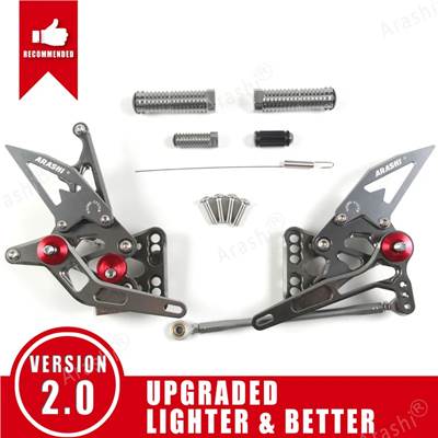 【並行輸入品】 嵐-スズキ用CNC調節可能フットレスト フットレスト フットペグ ライダー用リアセット 部品GSX-R1000 gsx1000r gsxr GSX-R 1000 2005 - 2006_4