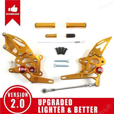 【並行輸入品】 アラシニンジャ2008-2012 CNCライダー カワサキニンジャ250r 2008 2009 2010 2011 2012用リアフットレスト フットペグ_1