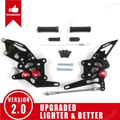 【並行輸入品】 アラシニンジャ2008-2012 CNCライダー カワサキニンジャ250r 2008 2009 2010 2011 2012用リアフットレスト フットペグ_2