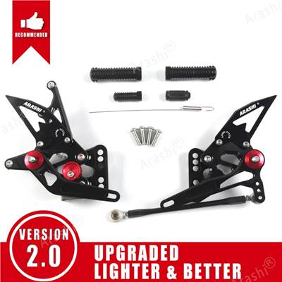【並行輸入品】 嵐-スズキ用CNC調節可能フットレスト フットレスト フットペグ ライダー用リアセット 部品GSX-R1000 gsx1000r gsxr GSX-R 1000 2005 - 2006_1
