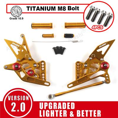 【並行輸入品】 嵐-スズキ用CNC調節可能フットレスト フットレスト フットペグ ライダー用リアセット 部品GSX-R1000 gsx1000r gsxr GSX-R 1000 2005 - 2006_2