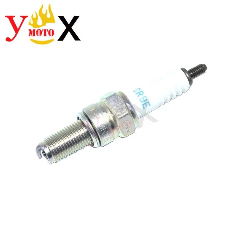【並行輸入品】 バイク用ニッケル合金スパークプラグ 10mm 19mm cr9e カワサキ スズキ ヤマハ ベネリ 4ストロークスポーツ ストリートバイク用_1