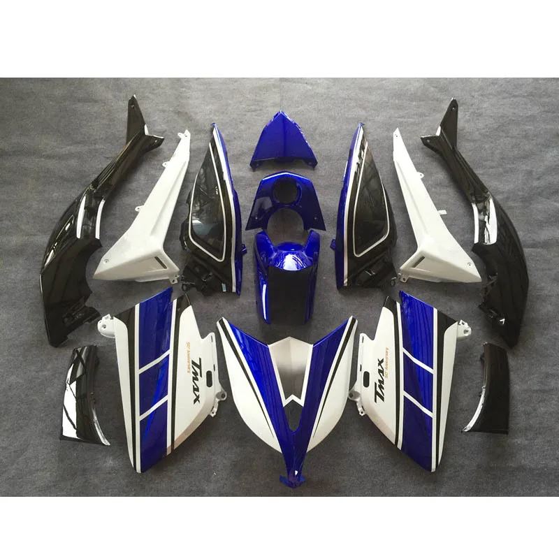 【並行輸入品】 バイク用射出モールド金型タッチスクリーン ヤマハTmax 530 tmax530 TMAX-530 2012 2013 白青 2014の画像