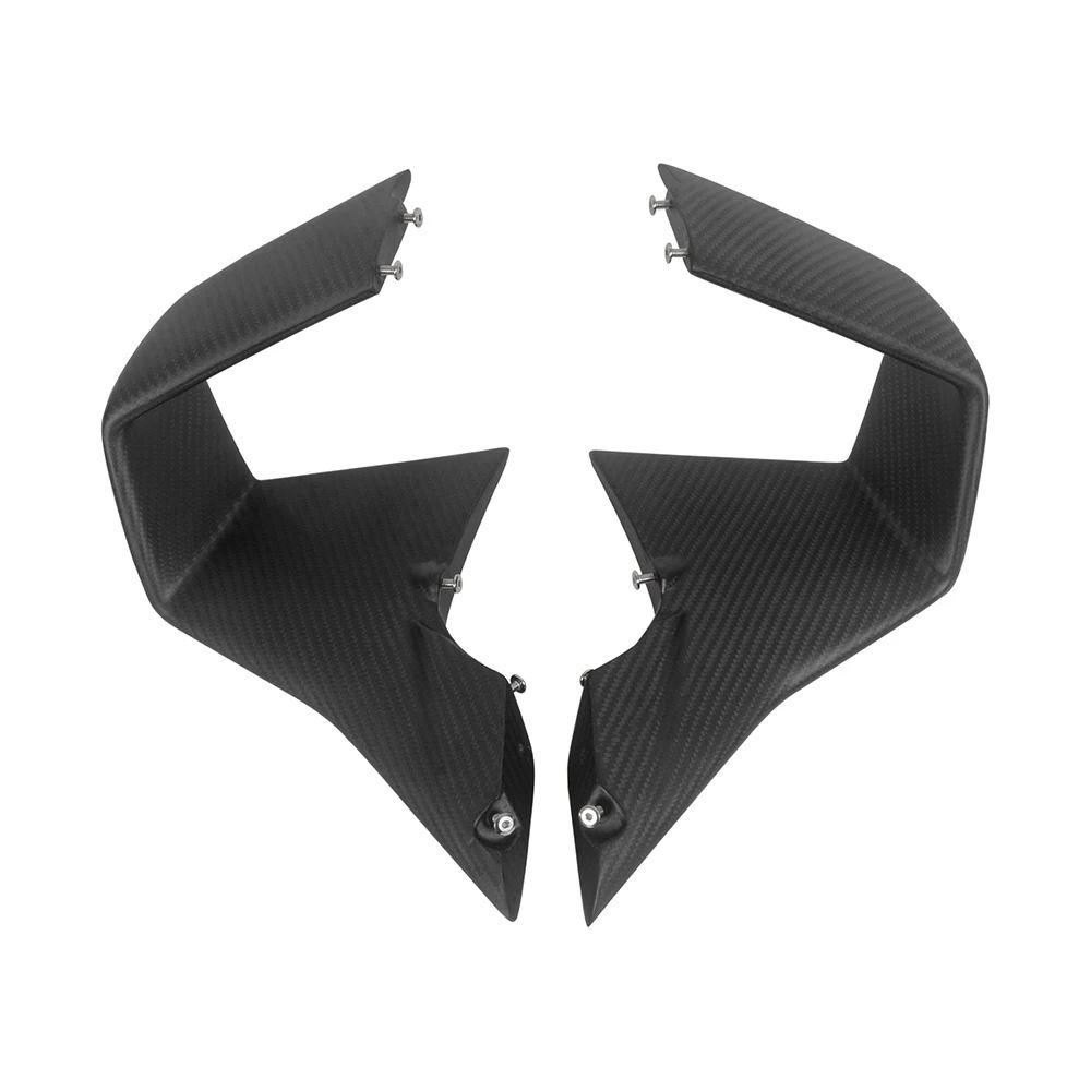 【並行輸入品】 MOTO4U-Carbonファイバーエアデフレクター BMW m1000rr 2023 2024 100% カーボン用サイド固定ウィングレット_2