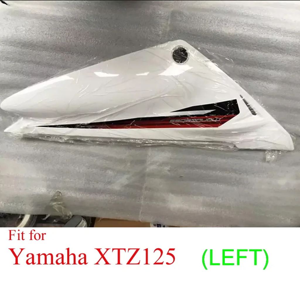 【並行輸入品】 ヤマハXtz125 ijianshe JYM125-9用バイク 二輪ボディカバー サイドパネル タンクプロテクター プラスチック 青白の画像