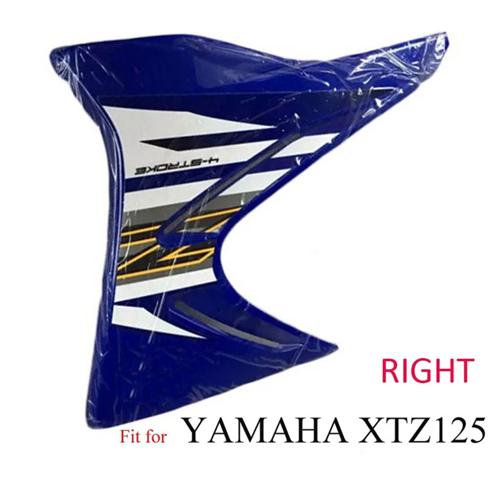 【並行輸入品】 ヤマハXtz125 ijianshe JYM125-9用バイク 二輪ボディカバー サイドパネル タンクプロテクター プラスチック 青白の画像