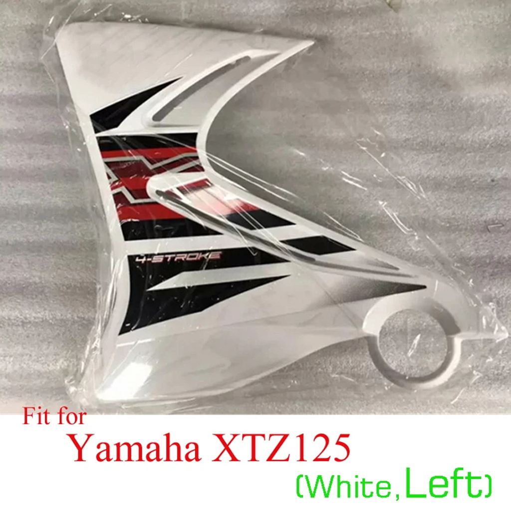 【並行輸入品】 ヤマハXtz125 ijianshe JYM125-9用バイク 二輪ボディカバー サイドパネル タンクプロテクター プラスチック 青白の画像