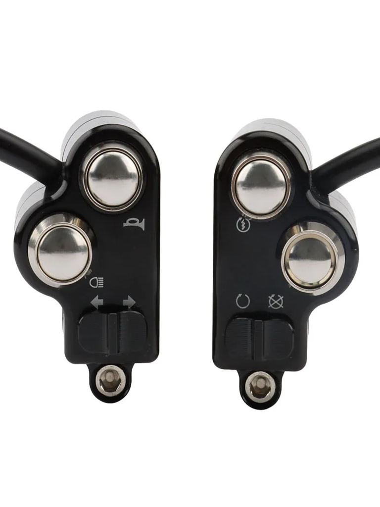 【並行輸入品】 バイク 二輪用ハンドルバースイッチ 7/8 インチ 22mm ハーレー ホンダ カワサキ スズキ用バイク 二輪スイッチ 信号 スターターボタン